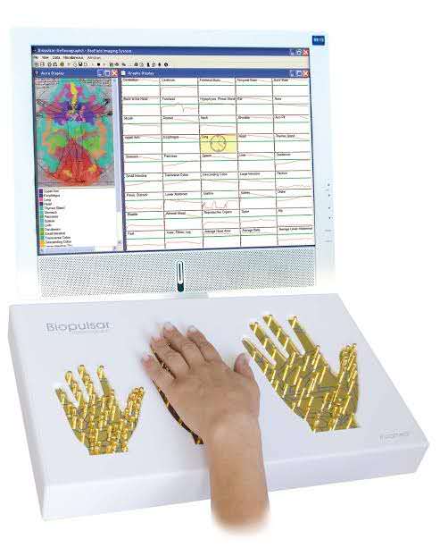 Bio-Pulsar diagnostic scan used at the start of the Master Series